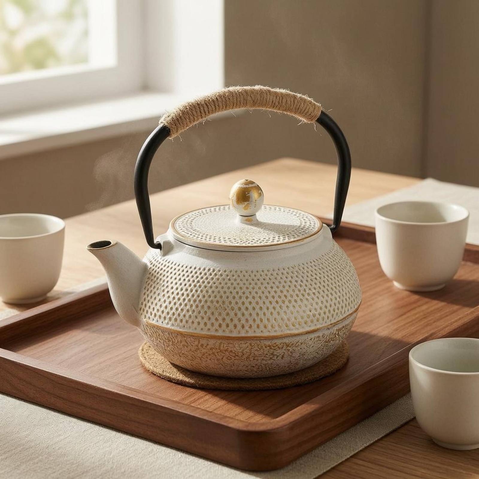 Cast Iron Corn - Cast Iron Teapot Speckled Cast Iron