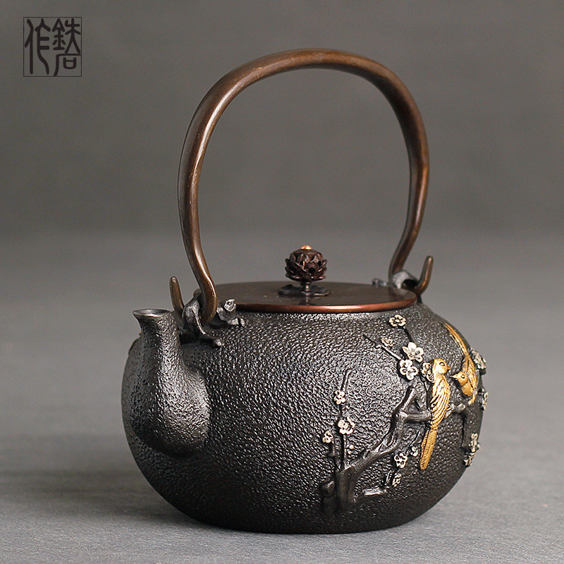 New Cast Iron Teapot Vintage T - Cast Iron Corn 评论和价格