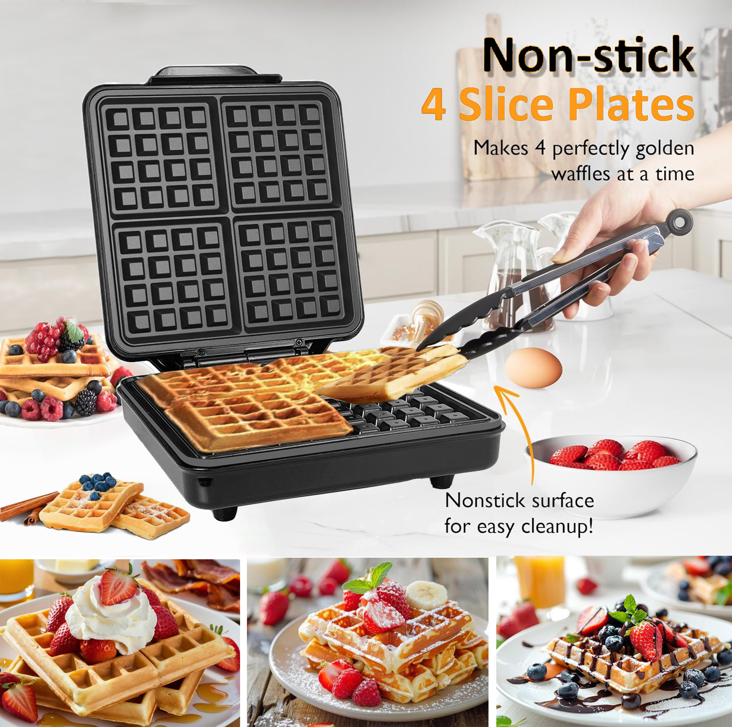 Waffle Makers Professional Ind - Waffle Cone Maker 评论和价格