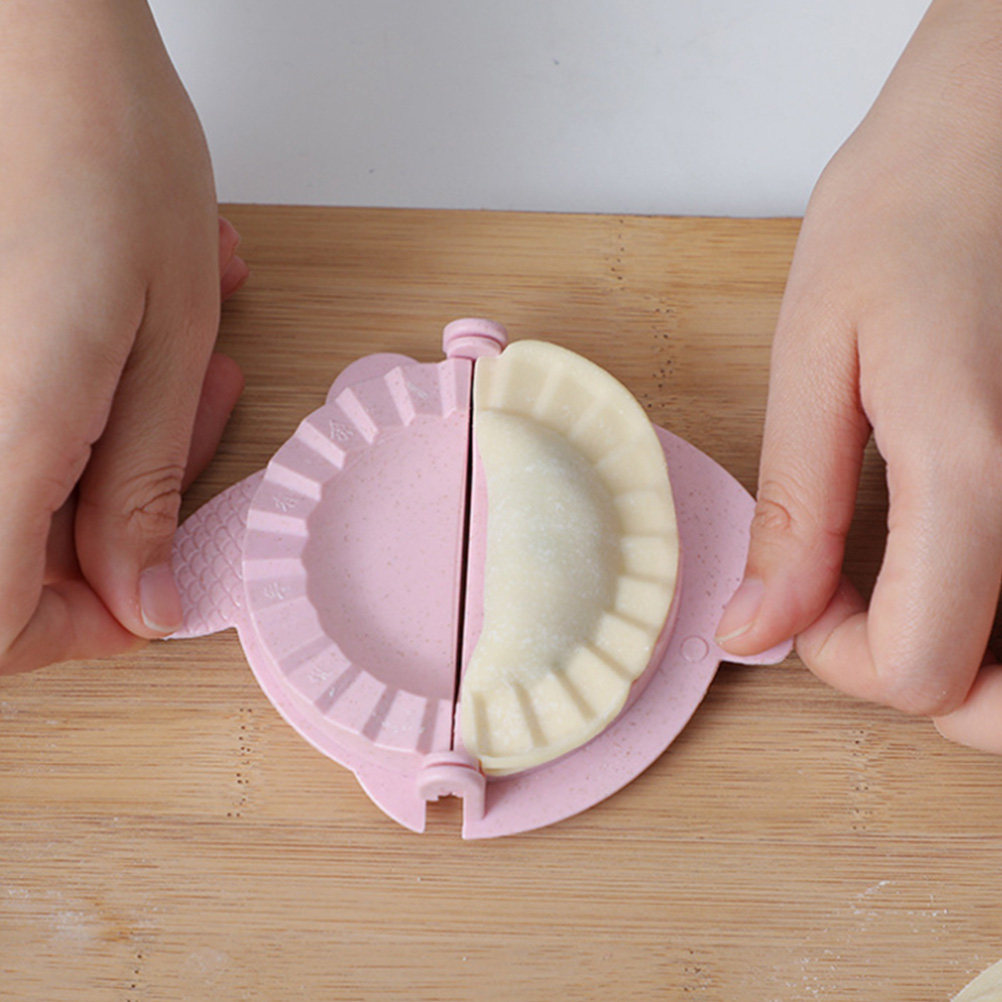 2Pcs Wheat Straw Dumpling Make - Dumpling Press Set 评论和价格