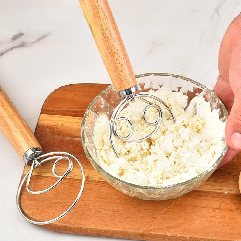 Large Hand Danish Dough Whisk  - Danish Pancake Pan 评论和价格