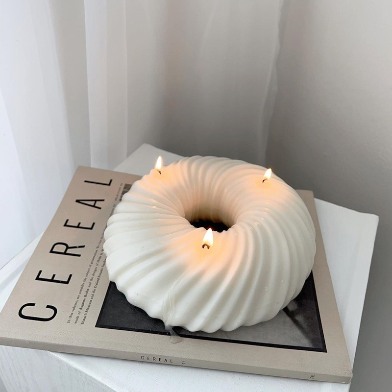 3D Big Donut Silicone Candle M - Donut Mold Silicone 评论和价格