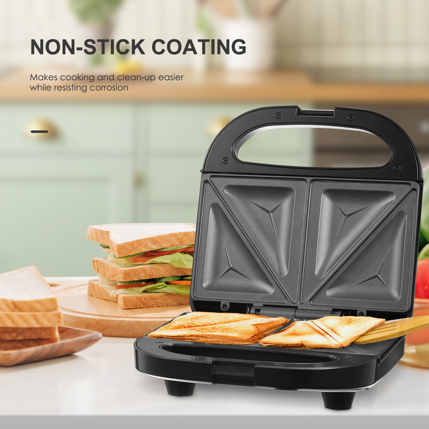 Stainless Steel 750W Sandwich  - Hot Dog Press 评论和价格