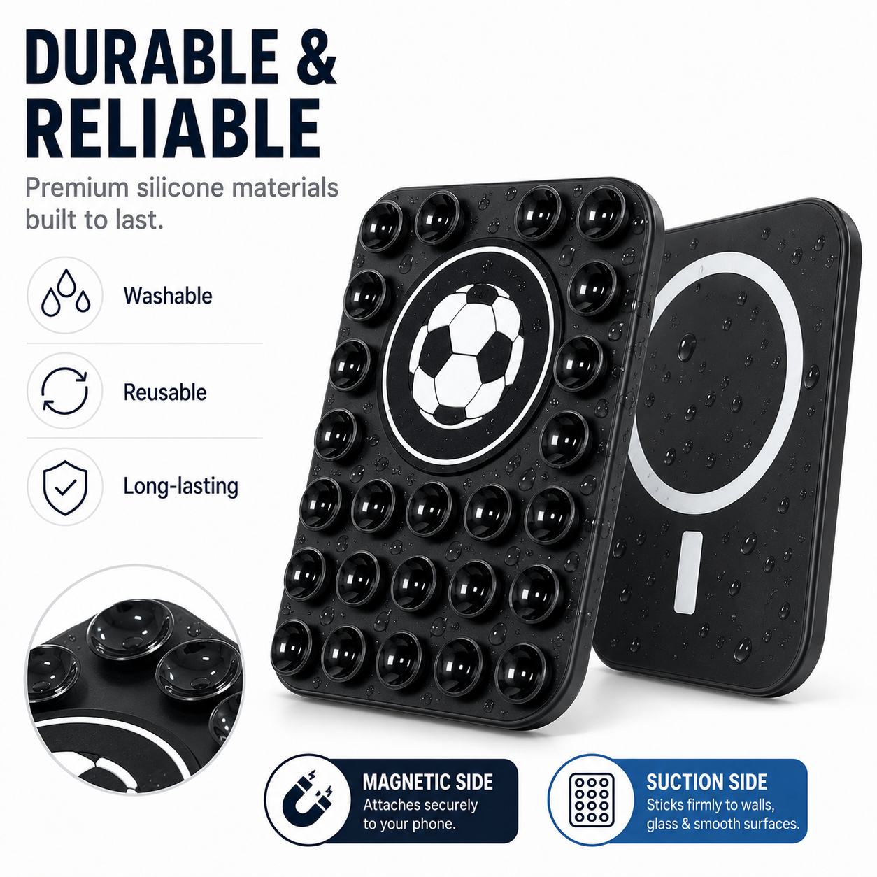 Cute Soccer For Magnetic Phone - Taco Stand Holder 评论和价格