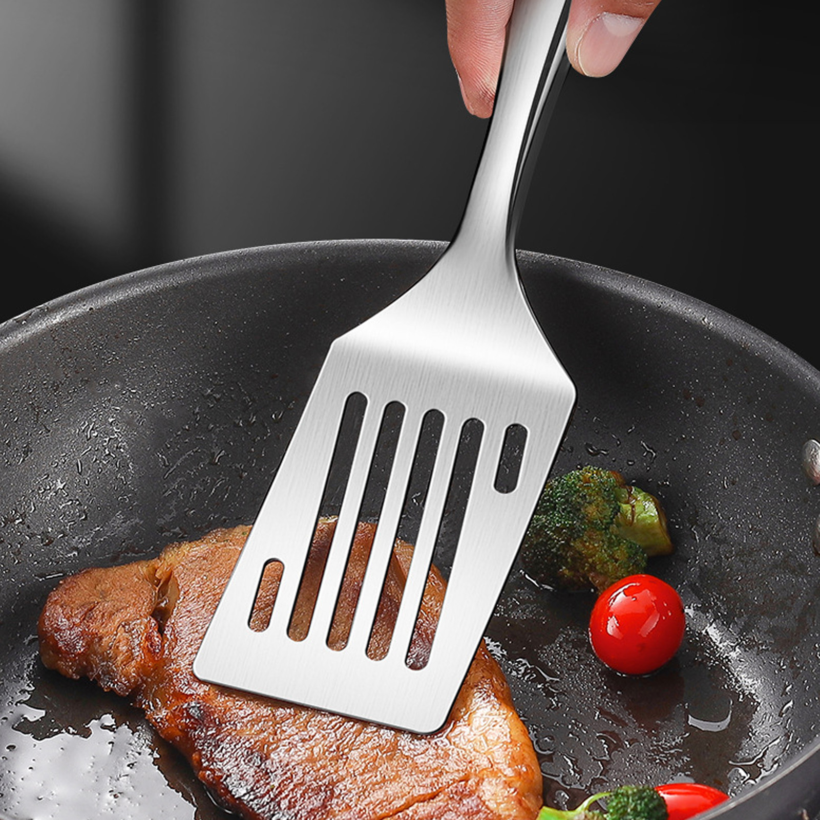 Stainless Steel Spatula Short  - Okonomiyaki Spatula 评论和价格