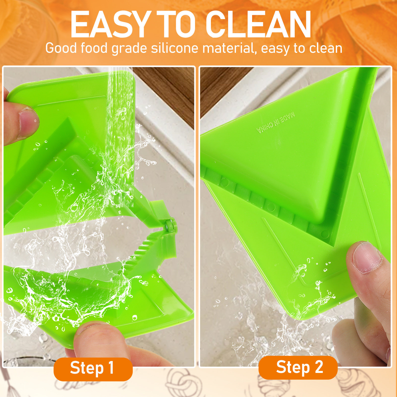 3Pcs Dumpling Mold Set Square  - Dumpling Press Set 评论和价格