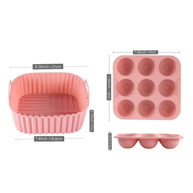 A 2-Piece Set of Silicone Baki - Donut Mold Silicone 评论和价格