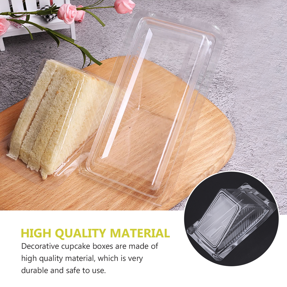 100pcs Sandwich Box Portable D - Spring Roll Wrapper 评论和价格