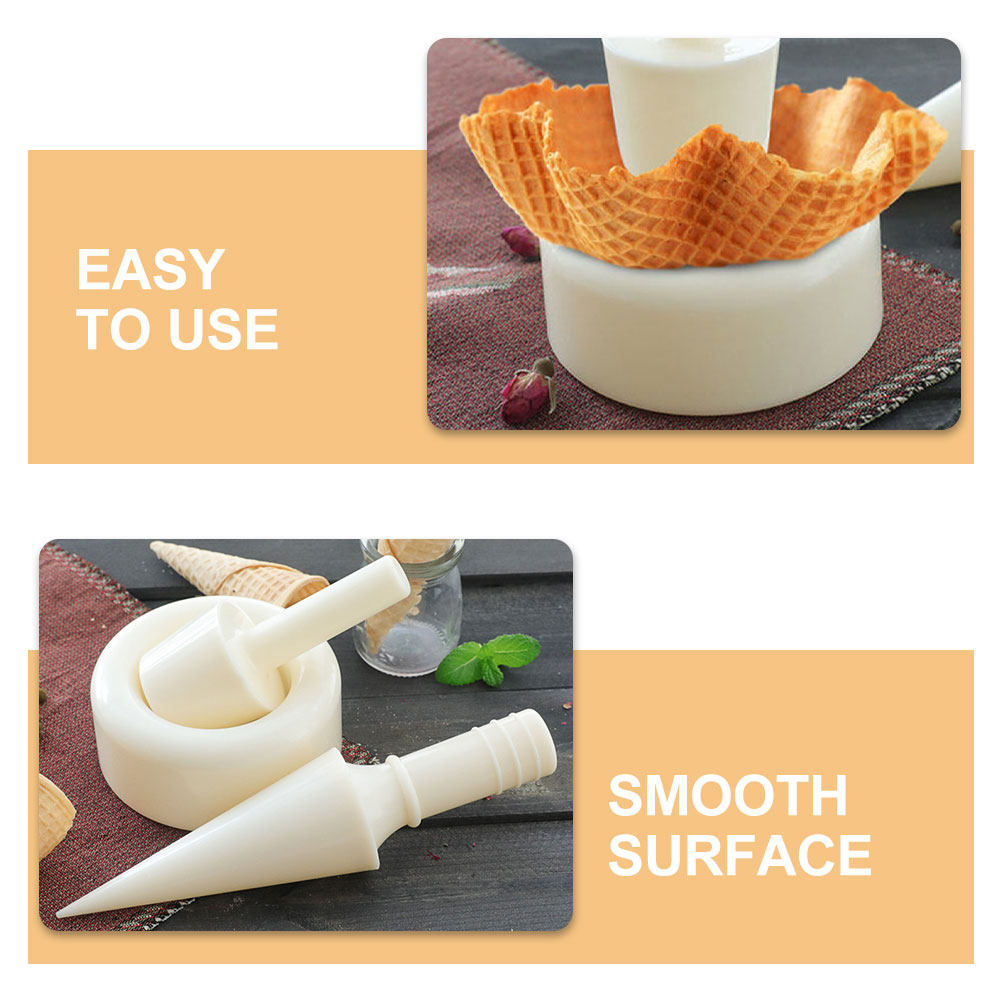 1Set Ice Cream Cone Mold Reusa - Waffle Cone Maker 评论和价格